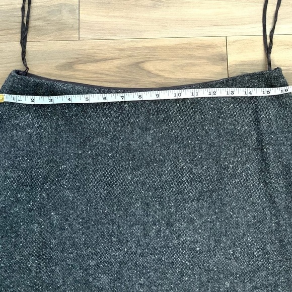 Ralph Lauren Grey Wool Maxi Skirt - Picture 5 of 8
